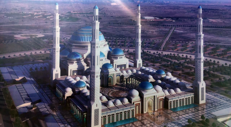 Didžiausios Vidurio Azijos mečetės eksploatuojamas stogas bus sukurtas, naudojant TN International kuriamas medžiagas 